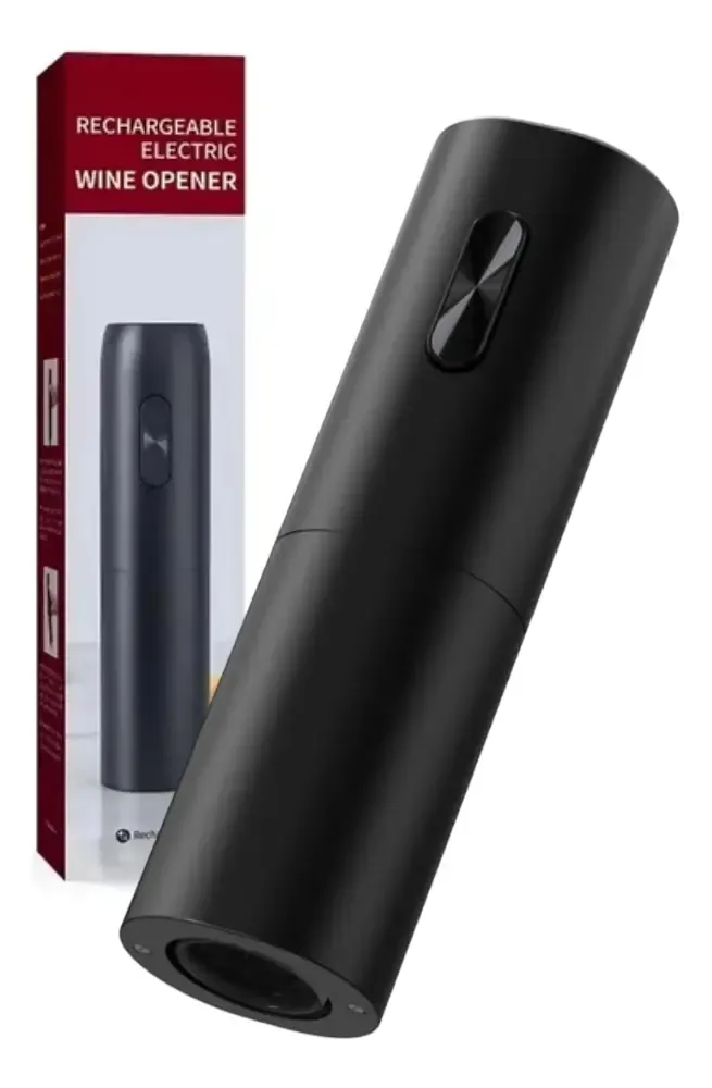Destapador Sacacorchos Electrónico Recargable Con Accesorio